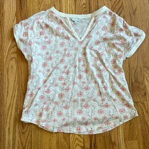 Lucky Brand floral tee in size medium